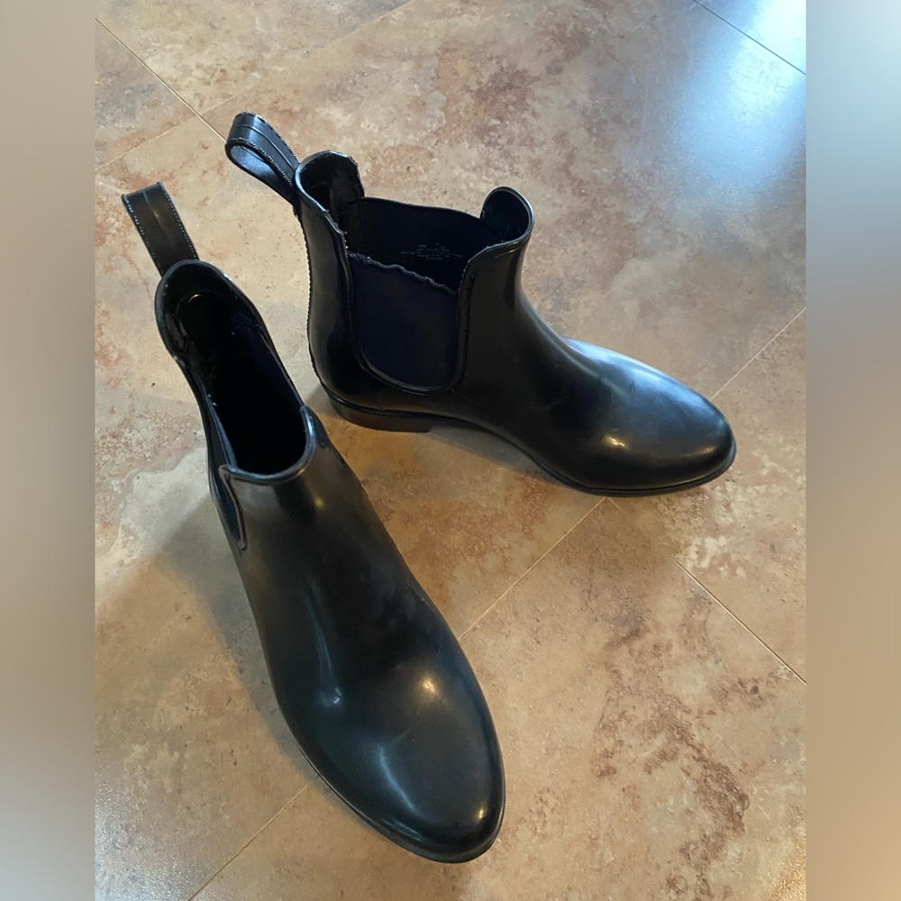 Sam Edelman Black Waterproof Ankle Boots